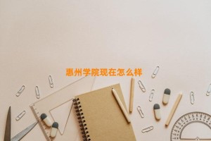 惠州学院现在怎么样