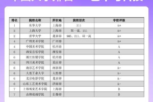 哪些学校开有实验艺术专业