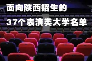 陕西有哪些有表演的大学