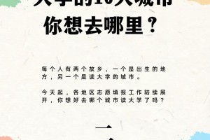 去哪个城市上大学好