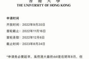 考研申请香港的大学有哪些