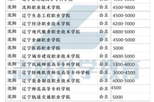 沈阳公立大专院校有哪些