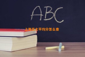 上海交大平均分怎么查