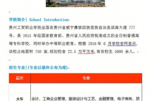 工贸学院学哪个专业好