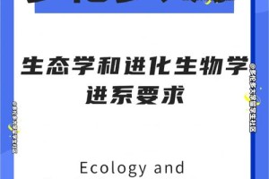 大学里生态专业英文怎么说