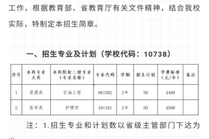 陇东学院二本专业有哪些