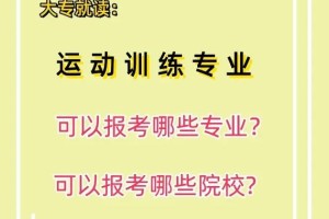 运动训练专业属于哪个院系