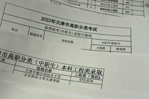 460能去天津哪个学校