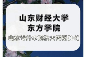 山东东方学院哪些系