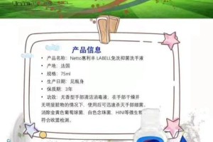 免洗洗手液项目简介怎么写