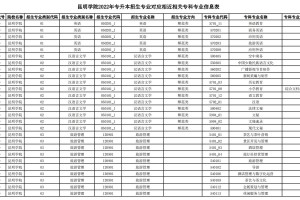 昆明学院王牌专业有哪些