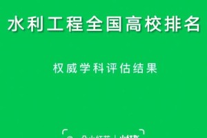 关于水利的大学专业有哪些