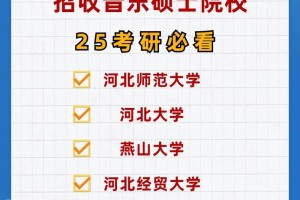 河北有哪些音乐类大学排名