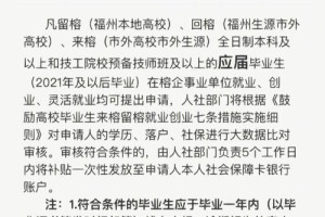 福州大学生补贴怎么申请