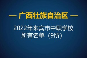 来宾本科公办学校有哪些