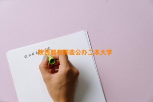 陕西都有哪些公办二本大学