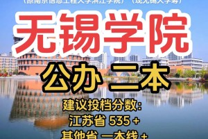 江苏无锡的二本大学有哪些