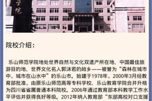 乐山师范大学哪个区