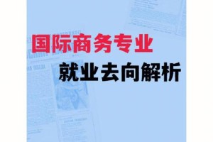 国际贸商务就业前景怎么样