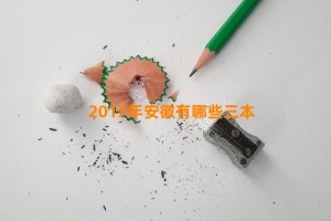 2017年安徽有哪些三本