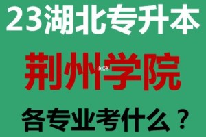 荆州本科大学有多少