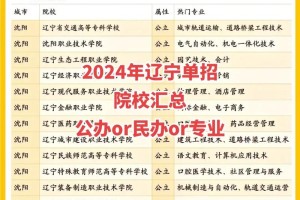 辽宁哪个大学能走单招