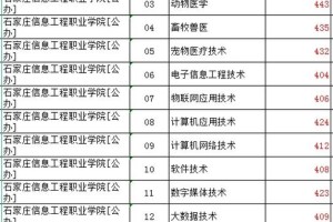 石家庄信息工程哪个专业好