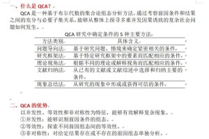 QCA有多少种组态