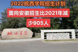 皖西学院多少学生2020