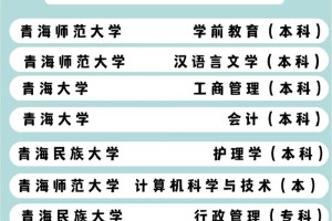 青海省哪个专科学校好