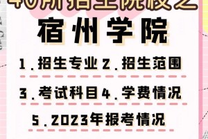 2020宿州学院多少人