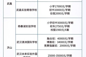 民办学校学费一般多少