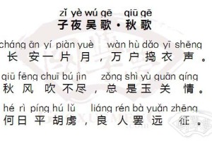 子夜吴歌有多少字