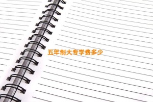 五年制大专学费多少