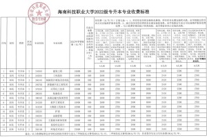 海南科技大学哪个专业好