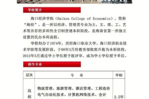 海口经济职业学院学费多少