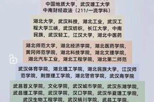 武汉市有多少所大学