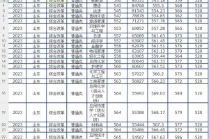 青岛大学专业多少分