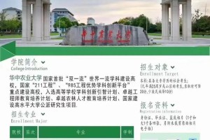 华农的多少个学院