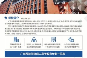 广州科技大学哪个专业好