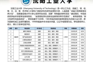 沈阳工业大学哪个学院有钱