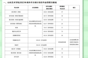 山艺艺术类学费多少