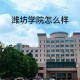 潍坊大学怎么样啊