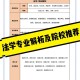 哪些大学可以学法律