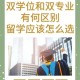 双专业和双学位哪个好