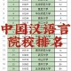 学习中国汉语哪个大学最好