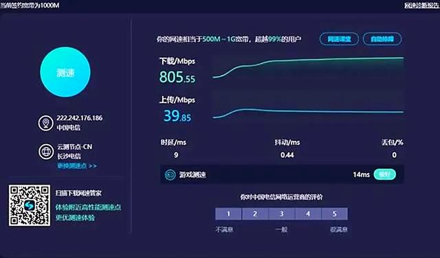 电信宽带有1000兆的么（中国电信宽带1000兆,下载是多少）