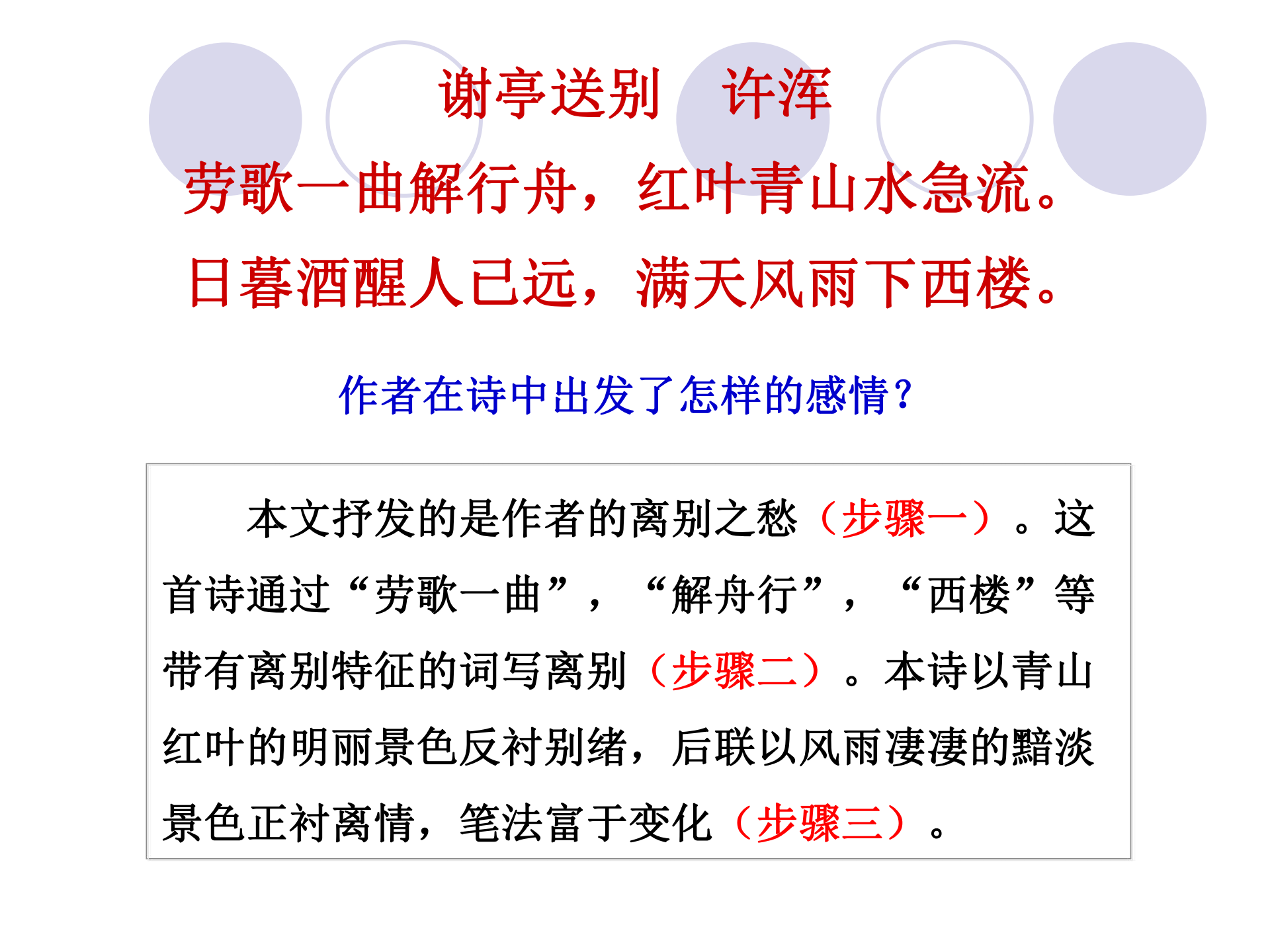 高中语文，最全古诗词鉴赏题答题技巧，赏析方法、作答套路汇总