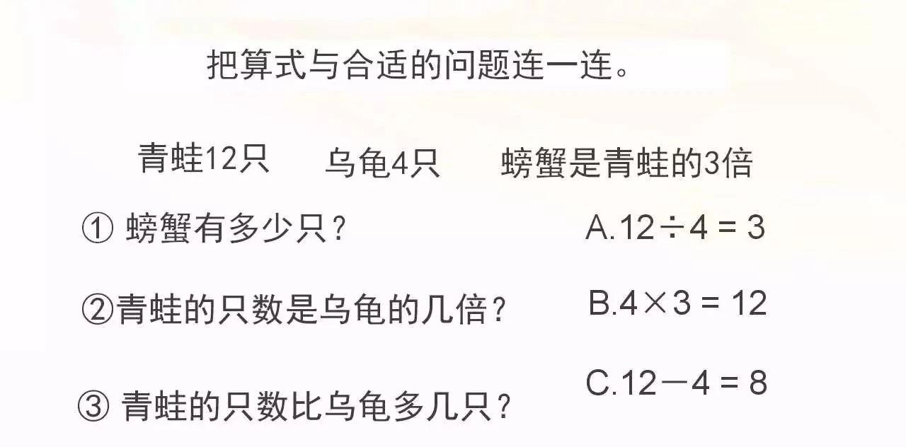 三年级数学｜第五单元倍的认识综合复习+专项整合练习，复习必备