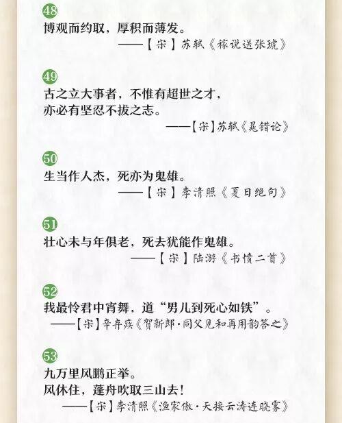 小学生励志古诗词（小学生励志古诗词经典名句）